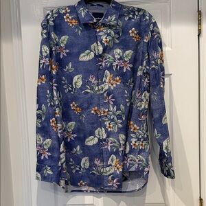 Tommy Bahama Blue Floral Men's Shirt
